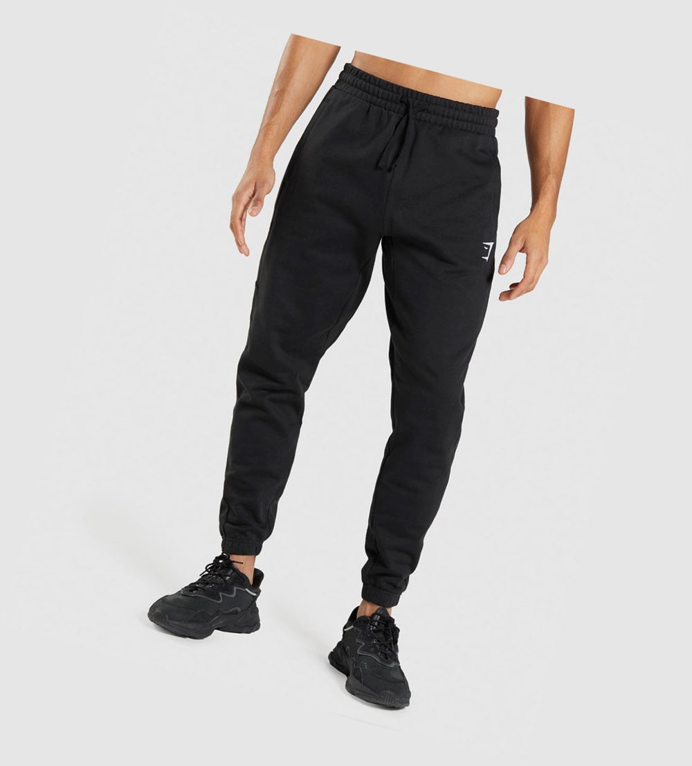 Comprar Pantalones Jogger Gymshark Outlet - Essential Oversized Hombre  Negros